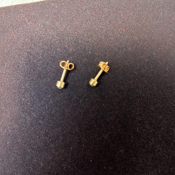 Baby ear studs surgical stainless steel pair - Picture 3 of 3